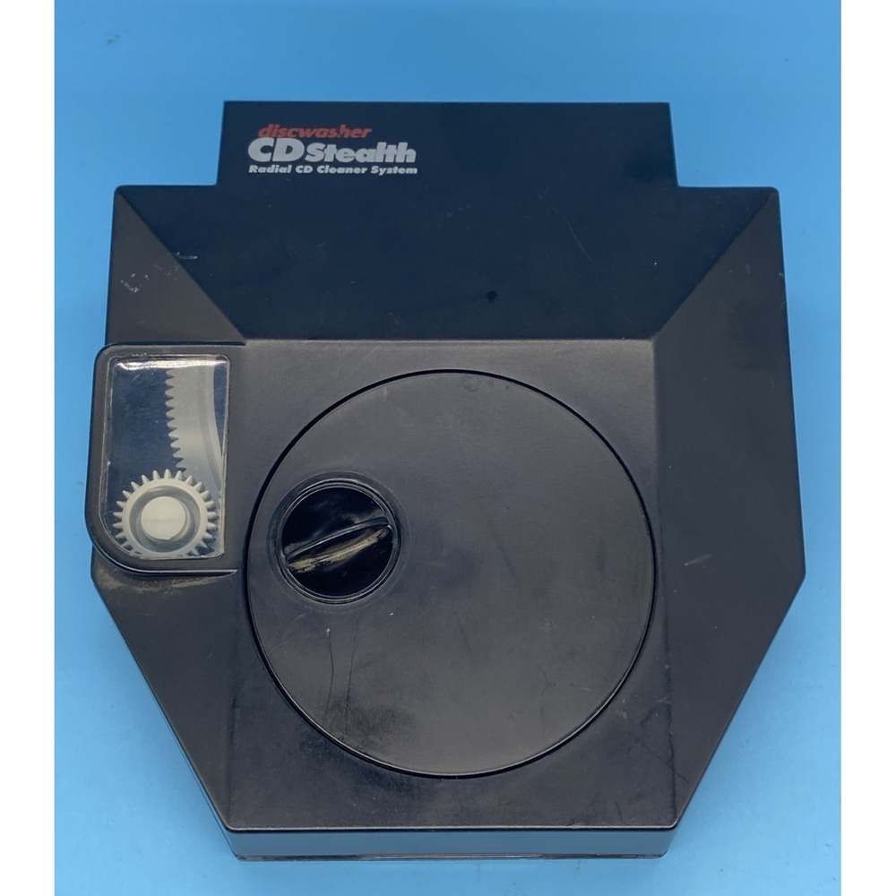 Vintage Discwasher CD Stealth Radial Black High Efficiency CD Cleaning System